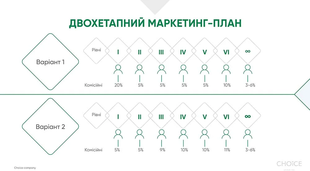Маркетинговий план Choice